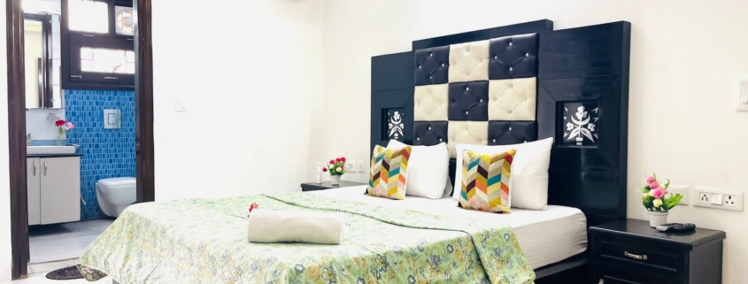 Serviced Apartments in Delhi- furnished room, modern amenities. Luxury and Convenience: Elevating the Corporate Stay Experience with Serviced Apartments in Delhi